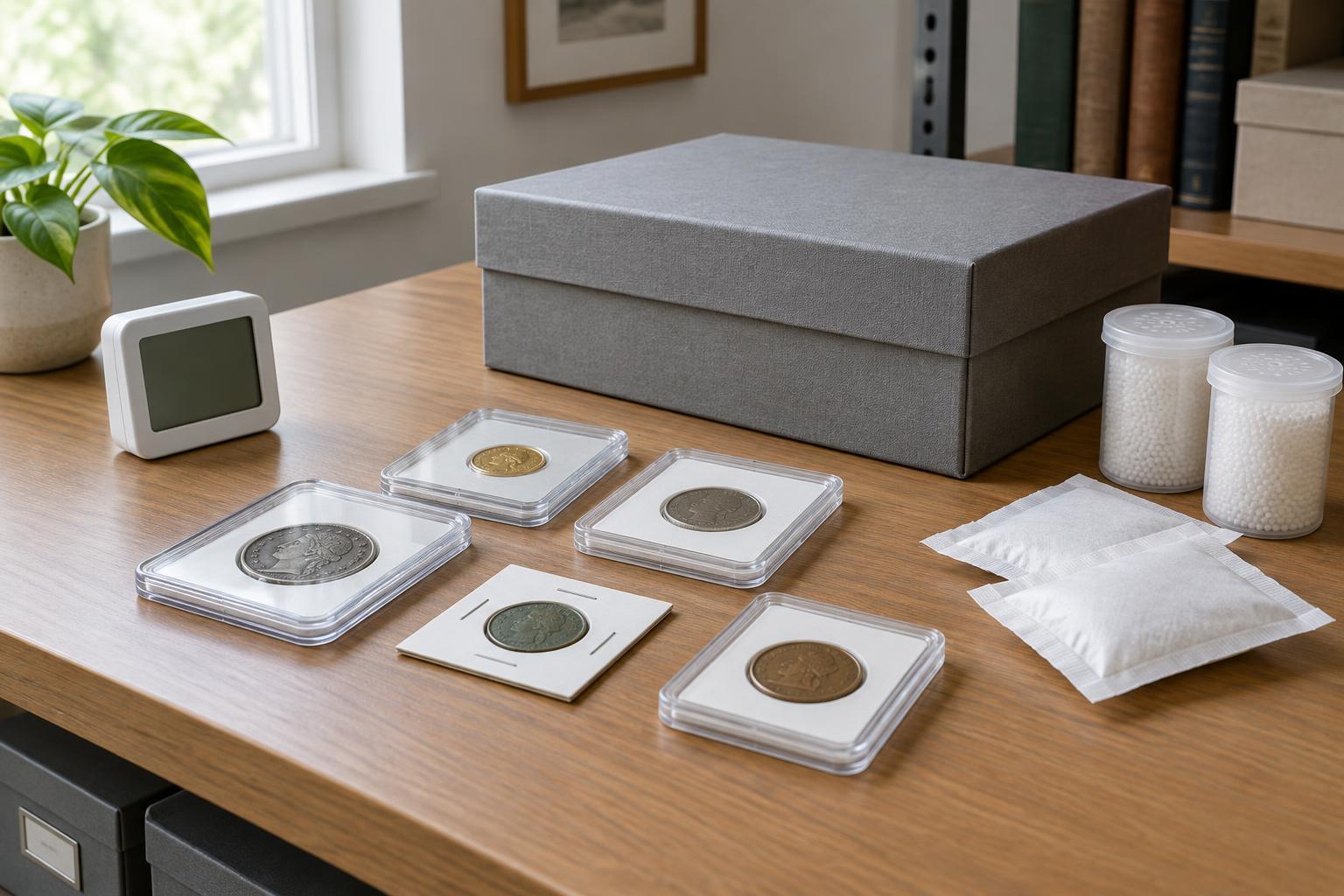 Controlling Humidity in a Coin Storage Area